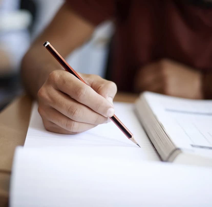 person writing